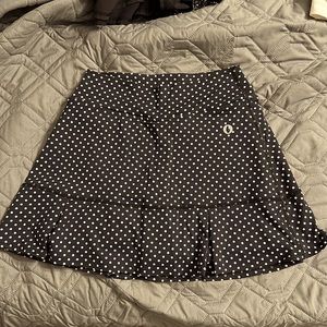 Dona Jo Polka Dotted Tennis Skirt
